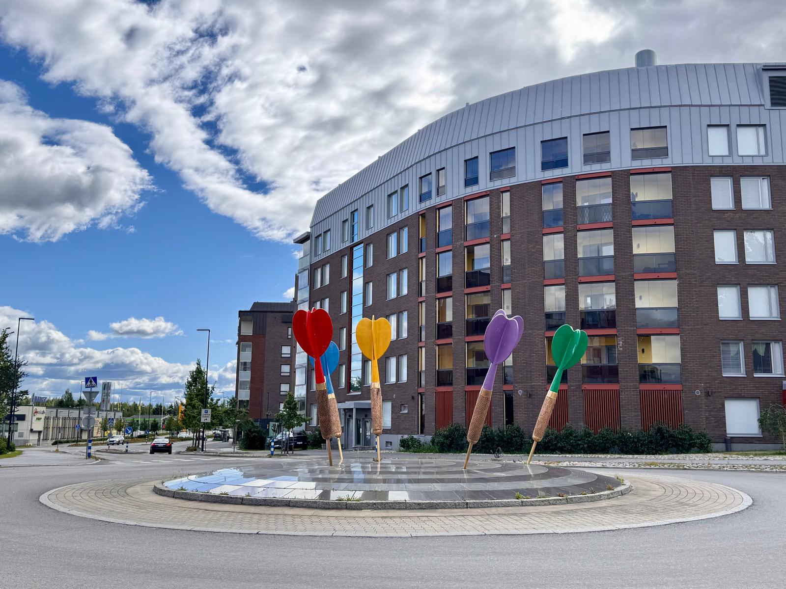 Lempäälä. Tilataideteos My Way.